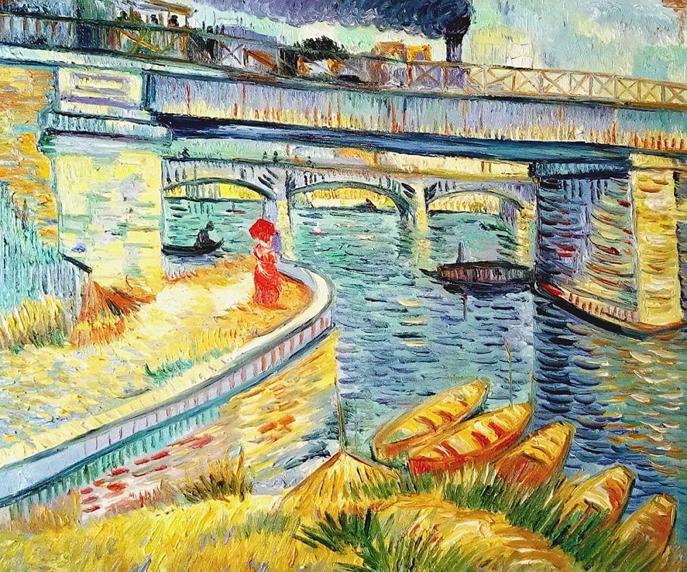 Bridge Across the Seine at Asnieres Summer