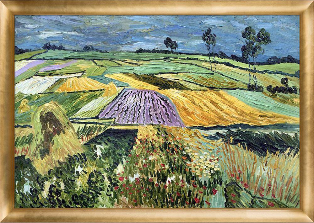 Wheatfields Pre-Framed - Gold Luminoso Frame 24" x 36"