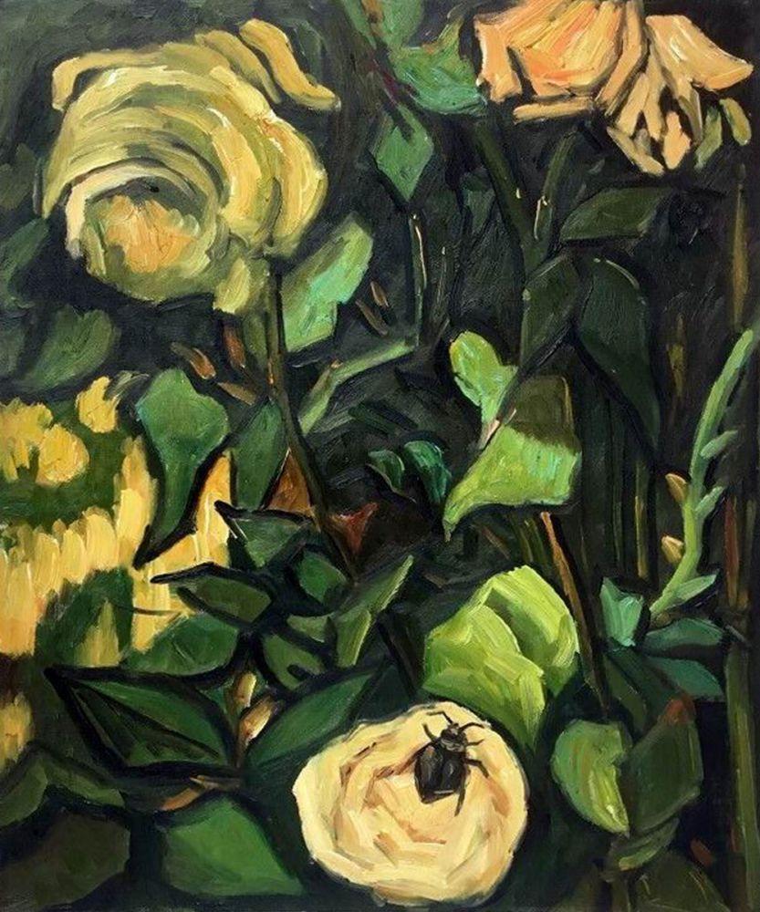 Roses and Beetle, 1890