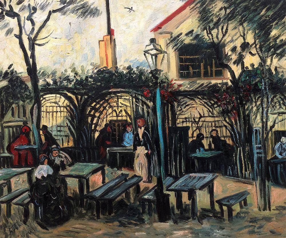 Terrace of a Cafe on Montmartre 