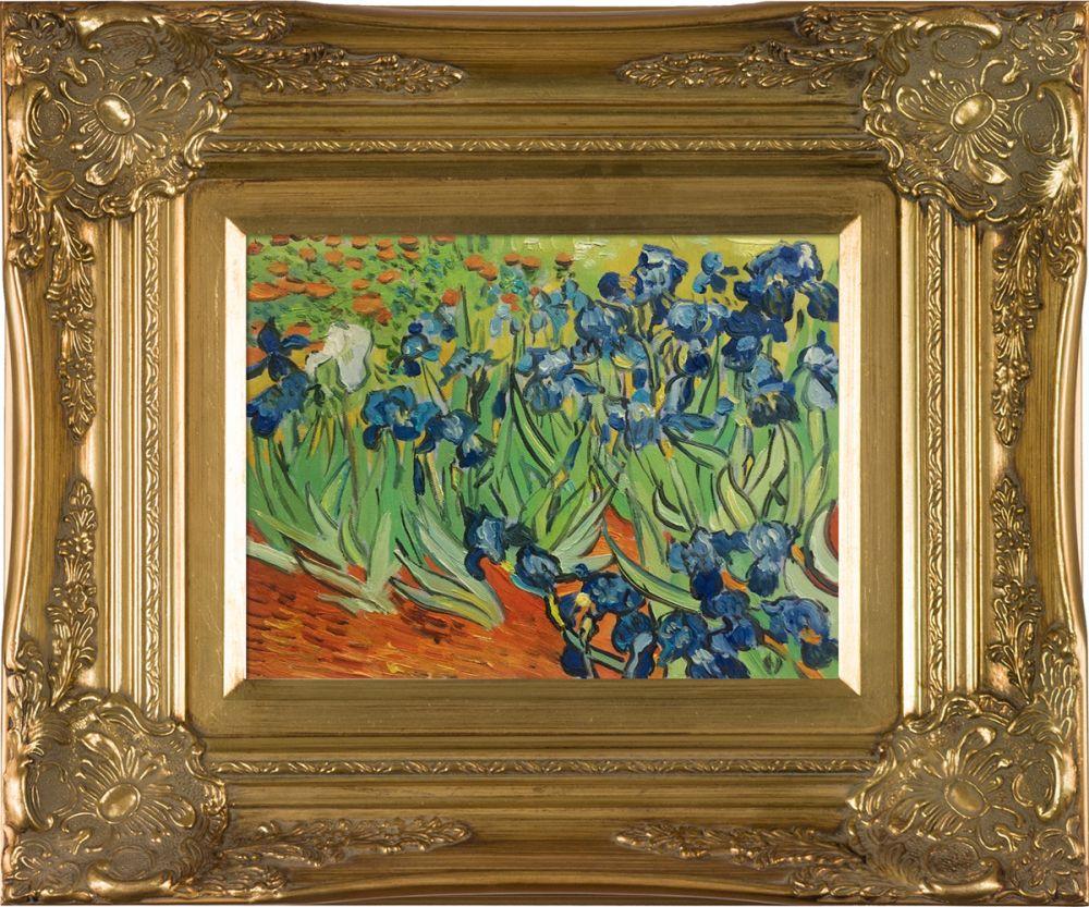 Irises Pre-Framed - Victorian Gold Frame 8"X10"