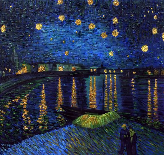 Wall Art: Van Gogh - Starry Night Over The Rhone