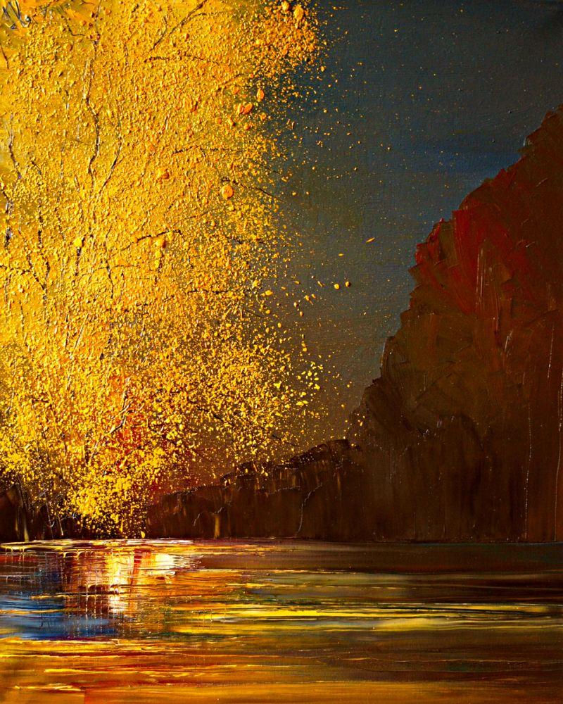Autumn (Gold Splatter)