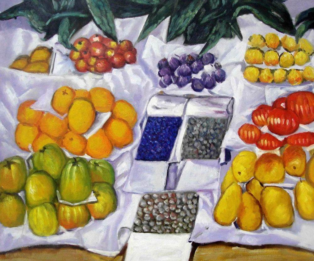Fruits sur un étalage