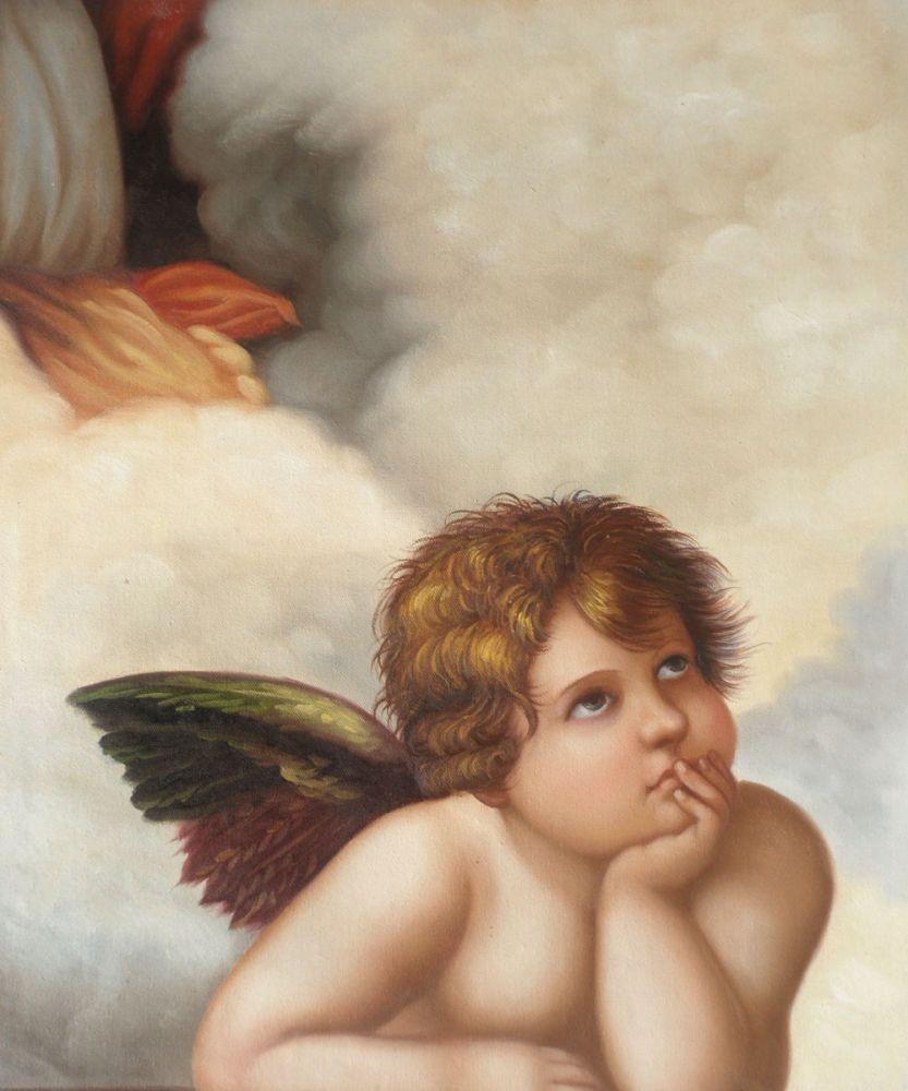 Madonna Sixtina (cherub detail)