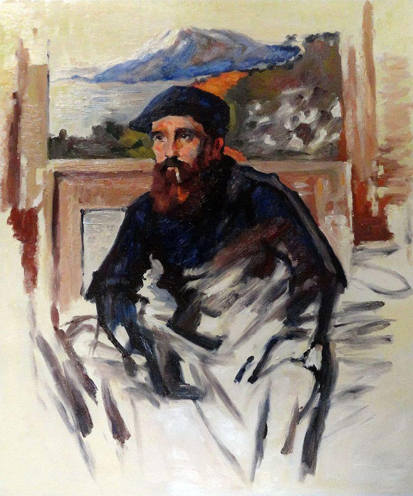 Self Portrait in his Atelier (unfinished image)