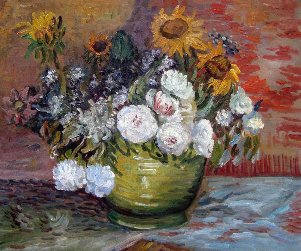 Sunflowers, Roses and Other Flowers