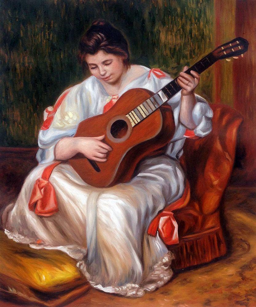 Woman Playing the Guitar, 1896
