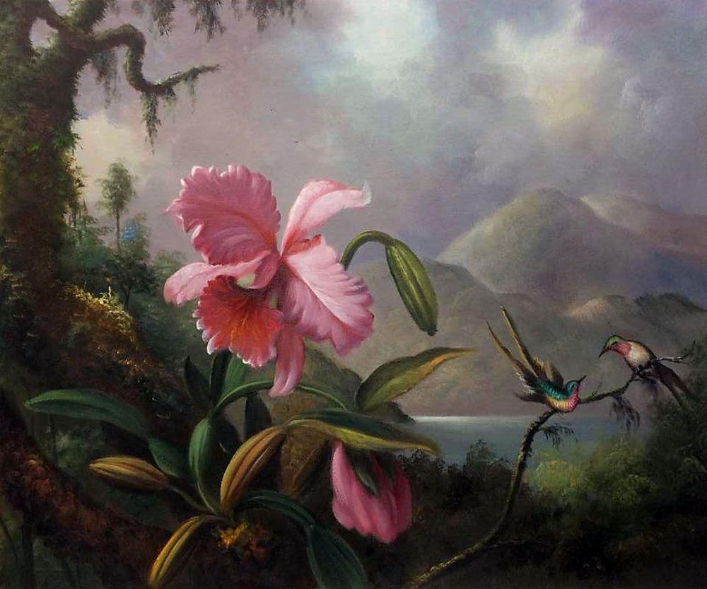 Orchids and Hummingbirds, 1890