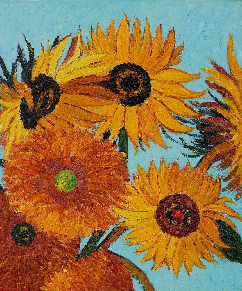 Sunflowers Detail (vertical)