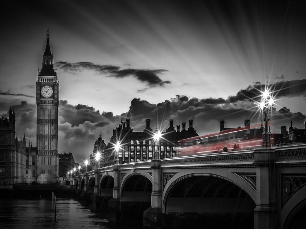 London, Westminster Bridge at Sunset