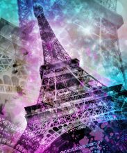 Pop Art, Eiffel Tower - Melanie Viola High-End Print