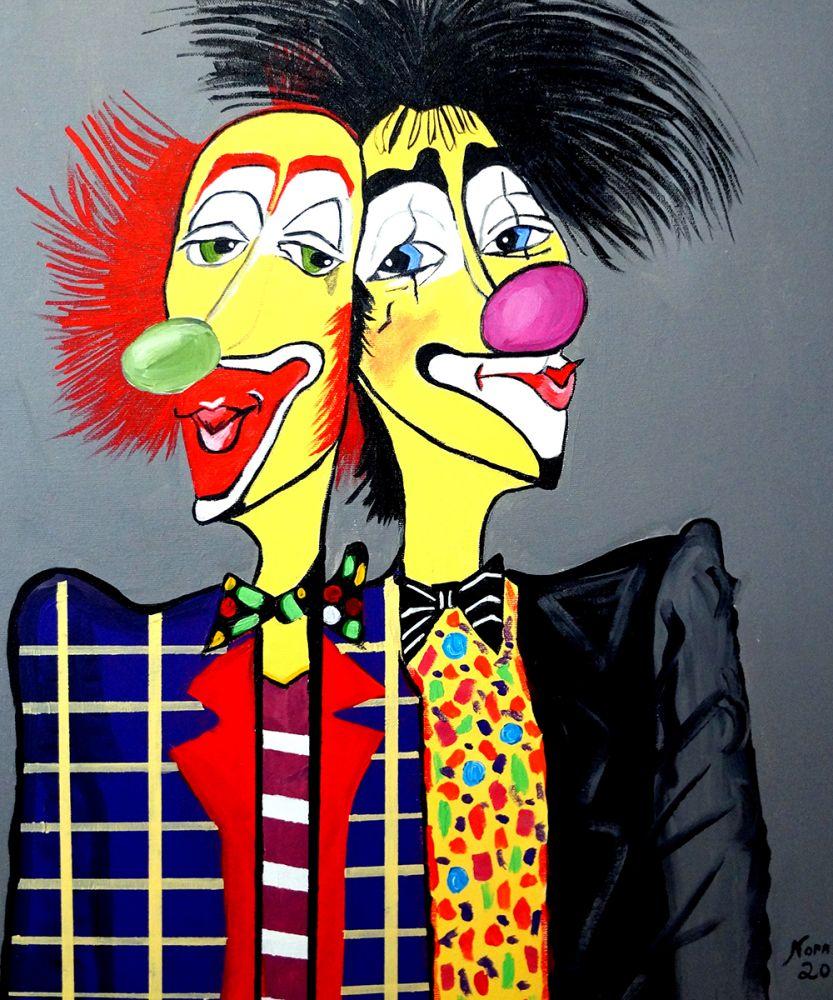 Clown, Two Heads Are Better Than One