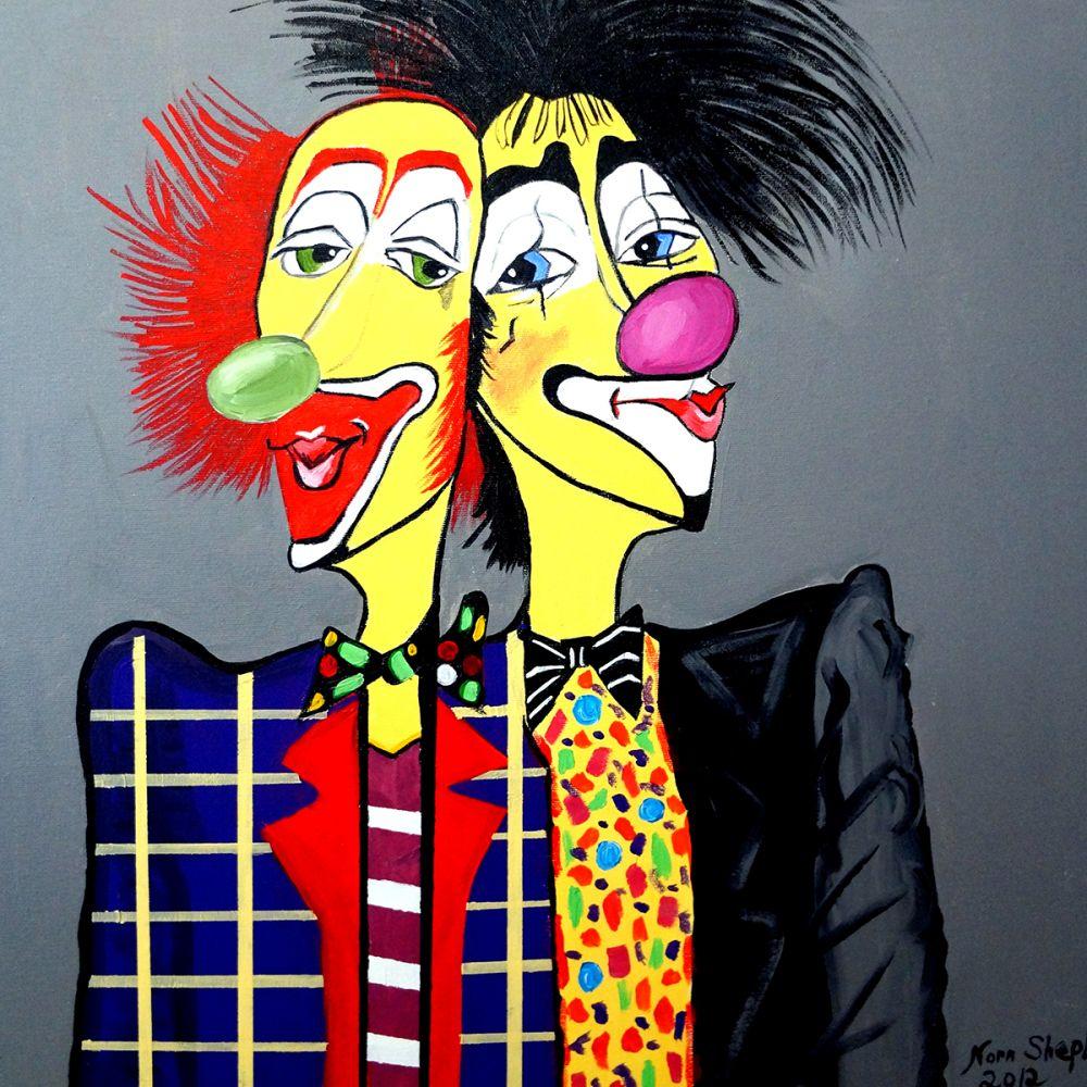 Clown, Two Heads Are Better Than One