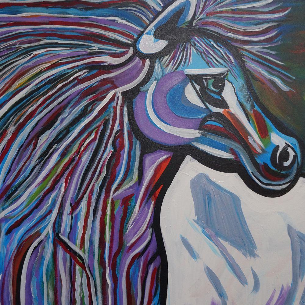 Mr. Midnight Blue Horse