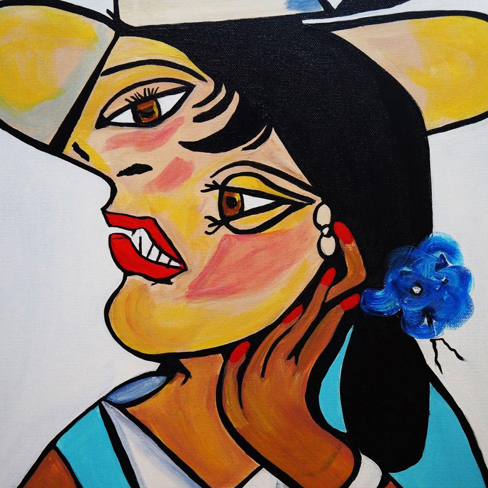Picasso by Nora, Yellow Hat