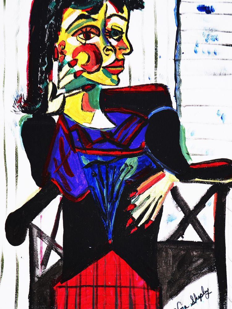 Picasso by Nora, Black Chair