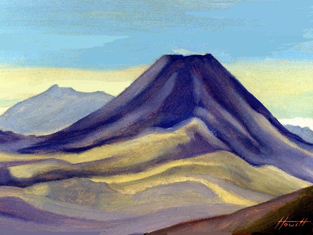 Mounts Ngauruhoe and Tongariro