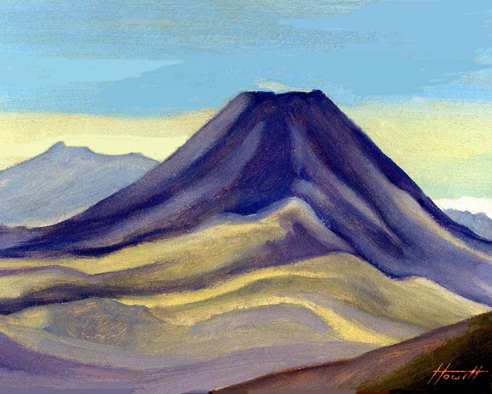 Mounts Ngauruhoe and Tongariro