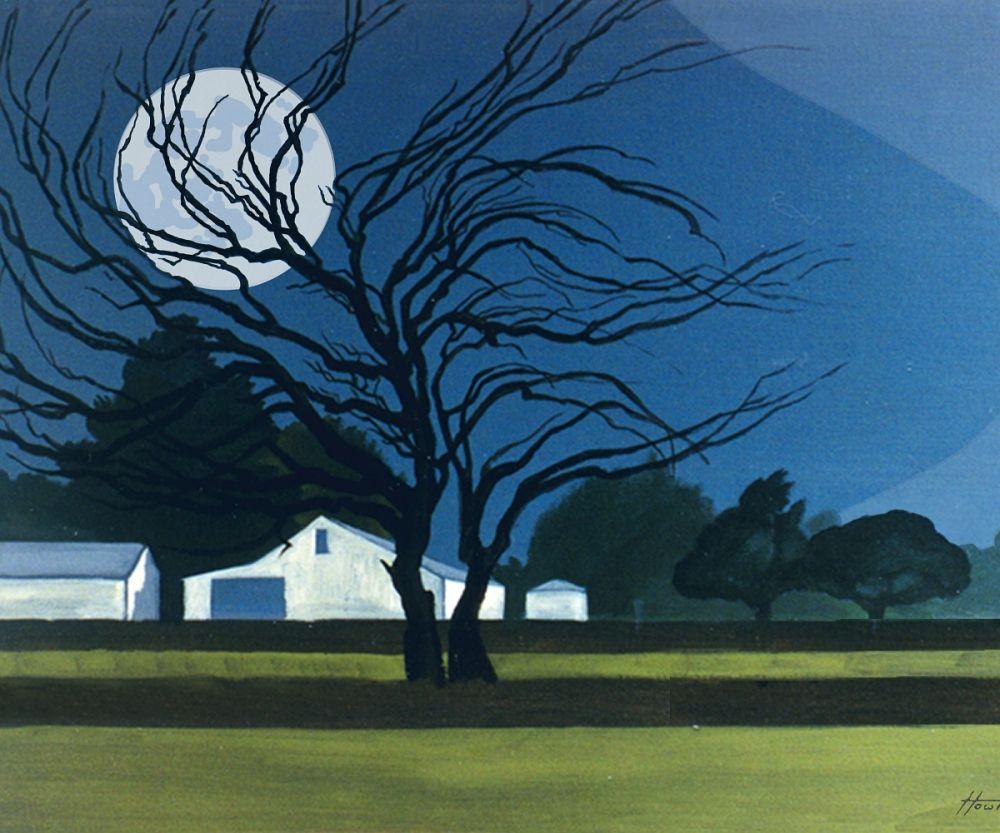 The Farm By Moonlight