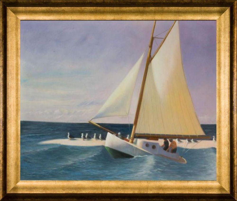 The Martha McKean of Wellfleet Pre-framed - Athenian Gold Frame 20"X24"