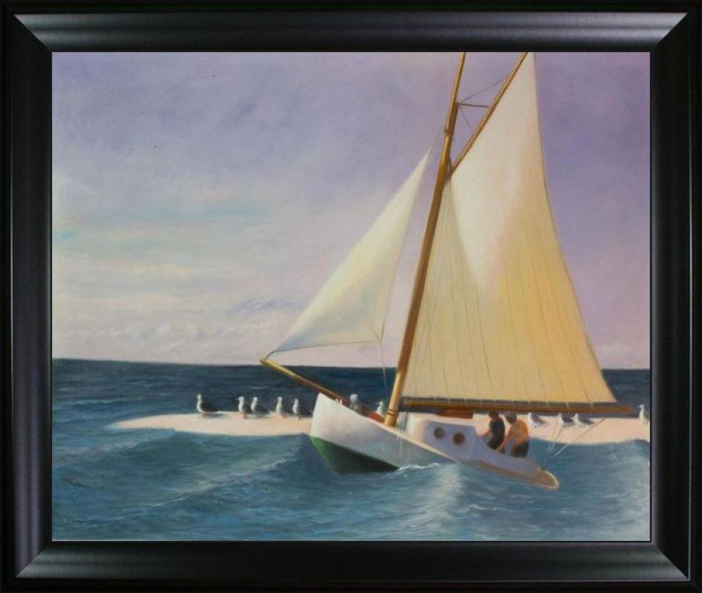 The Martha McKean of Wellfleet Pre-framed - Black Matte Frame 20