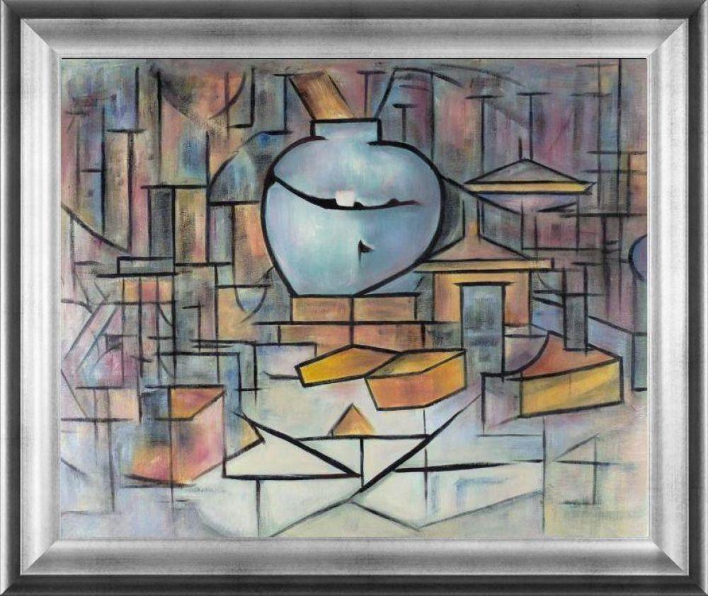 Still Life with Gingerpot II Pre-framed - Athenian Silver Frame 20"X24"