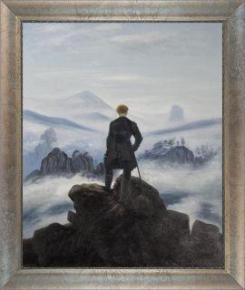 Wanderer above the Sea of Fog with Silver Scoop Pre-Framed