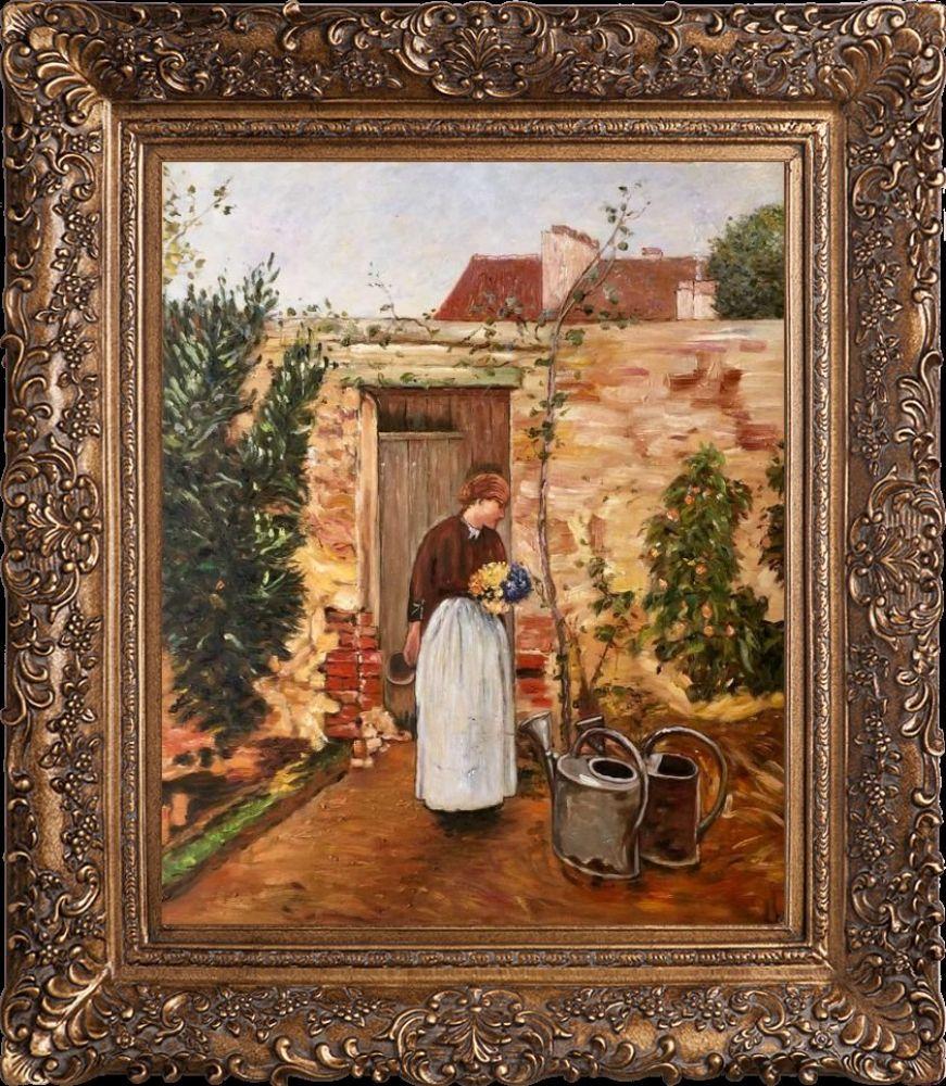 The Garden Door Pre-Framed - Burgeon Gold Frame 20"X24"