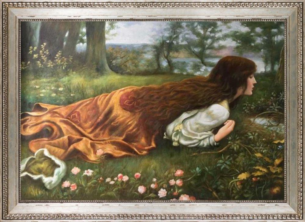 The Princess Out of School Pre-Framed - Versailles Silver King Frame 24" X 36"