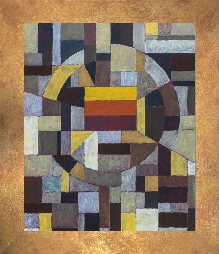 Mosaic Abstract Pre-framed - Florentine Gold Frame 20"X24"