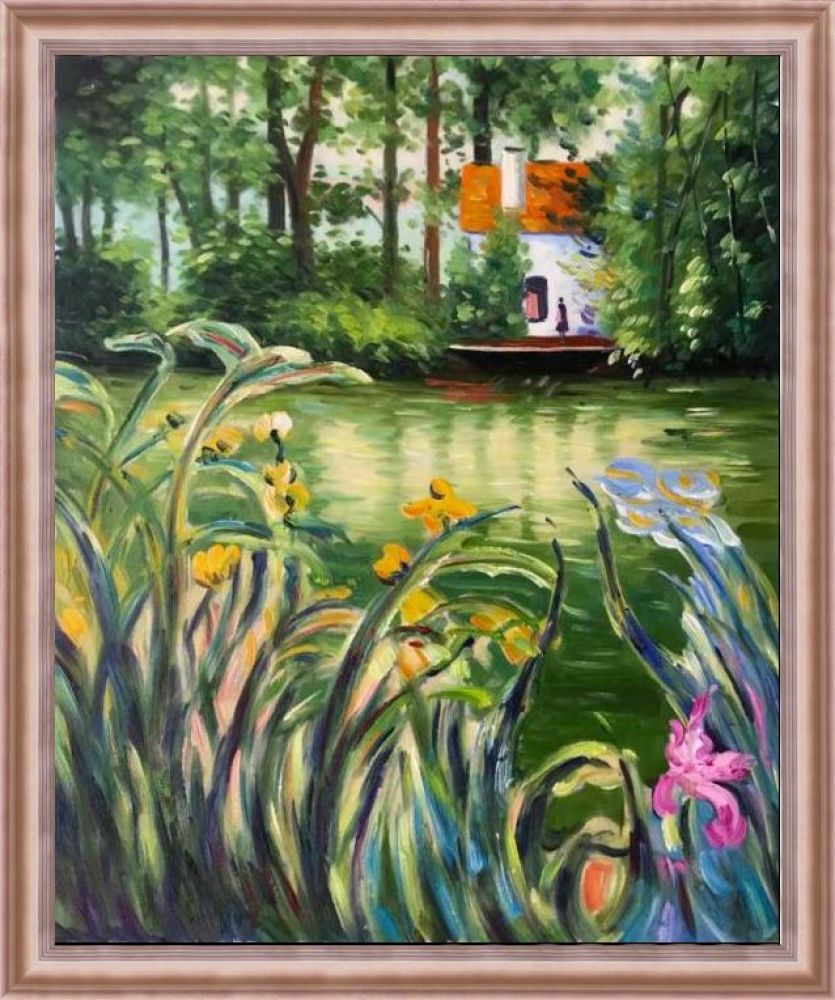 Cottage in the Woods Pre-Framed - Rose Gold Classico Frame 20" X 24"