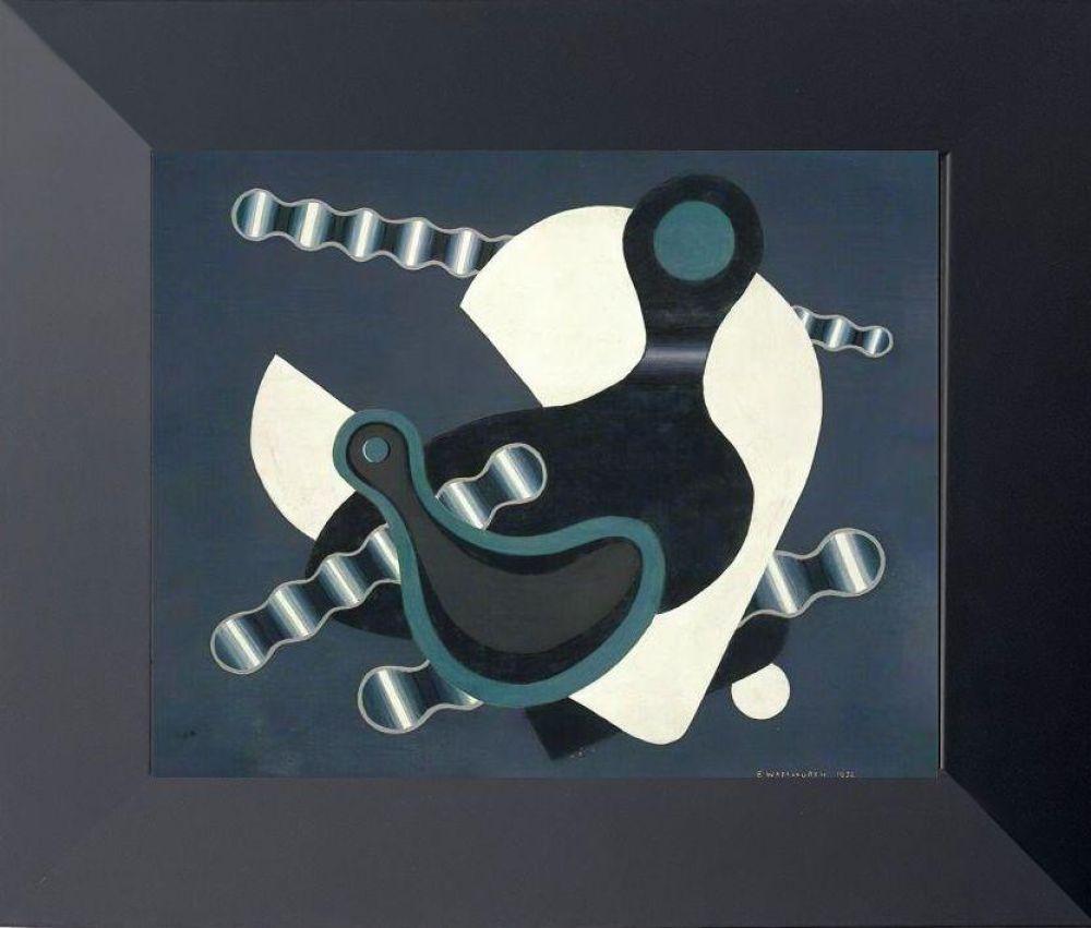 Composition - crank and chain Pre-framed - Flat Black Studio Frame 8"X10"