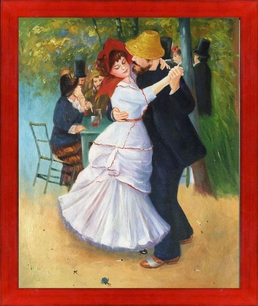 Dance at Bougival Pre-Framed - Stiletto Red Frame 20" X 24"