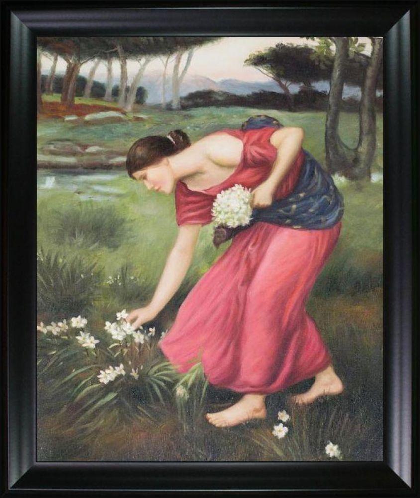 Narcissus Pre-framed - Black Matte Frame 20"X24"