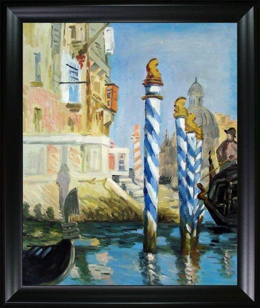 The Grand Canal, Venice - M Pre-framed - Black Matte Frame 20"X24"