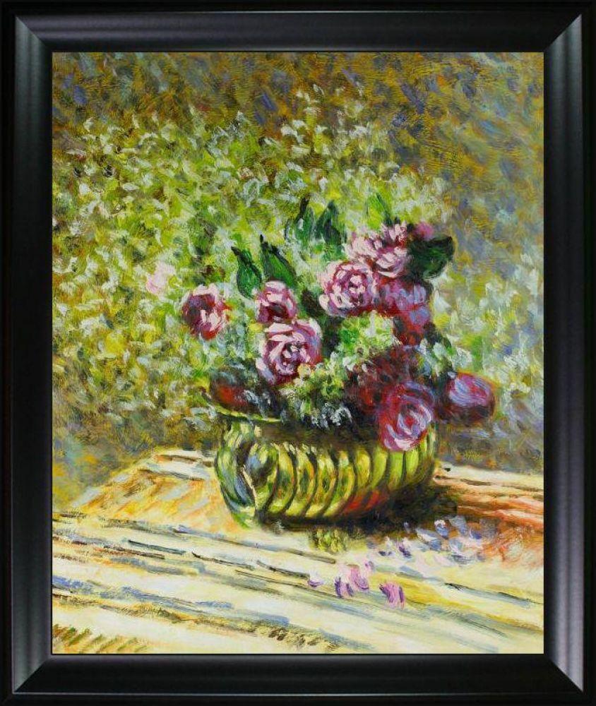 Flowers in a Pot Pre-framed - Black Matte Frame 20"X24"