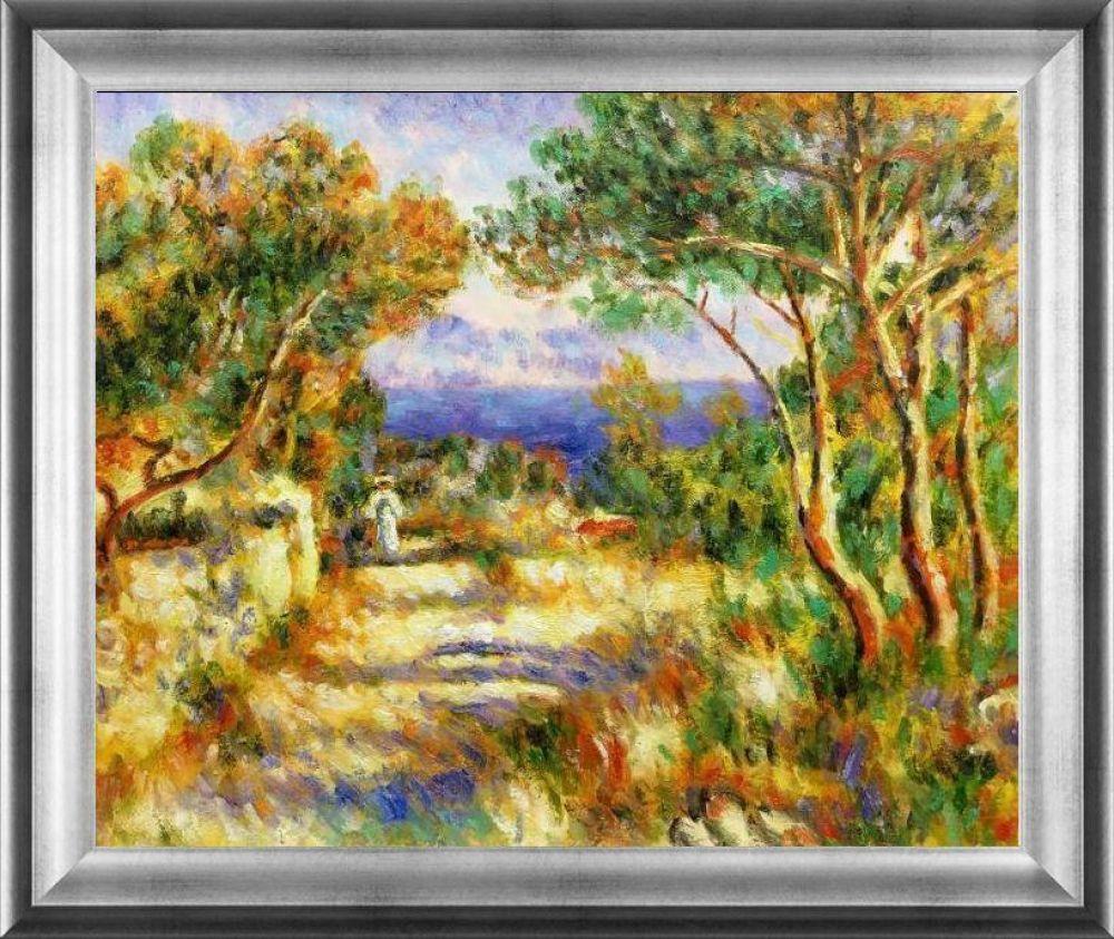 L'Estaque Pre-framed - Athenian Silver Frame 20"X24"