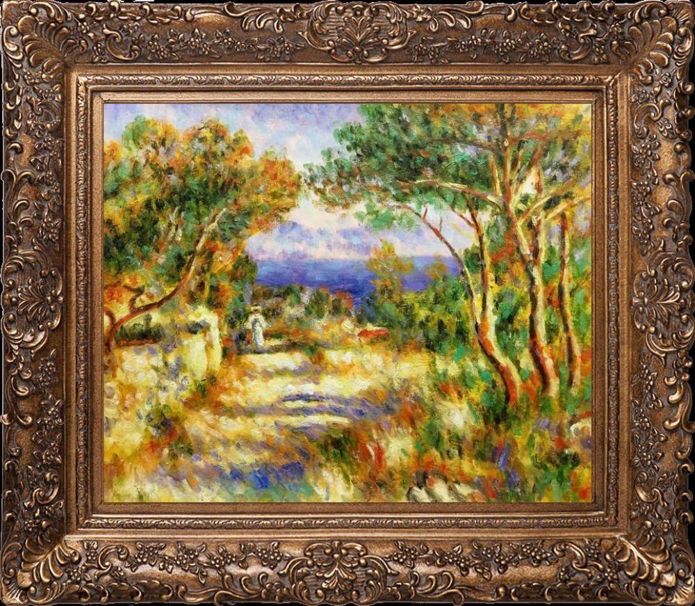 L'Estaque Pre-Framed - Burgeon Gold Frame 20"X24"