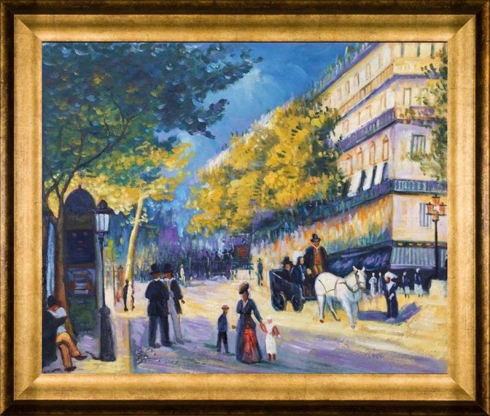 The Great Boulevards, 1875 ; Pierre-Auguste Renoir - Athenian Gold ...