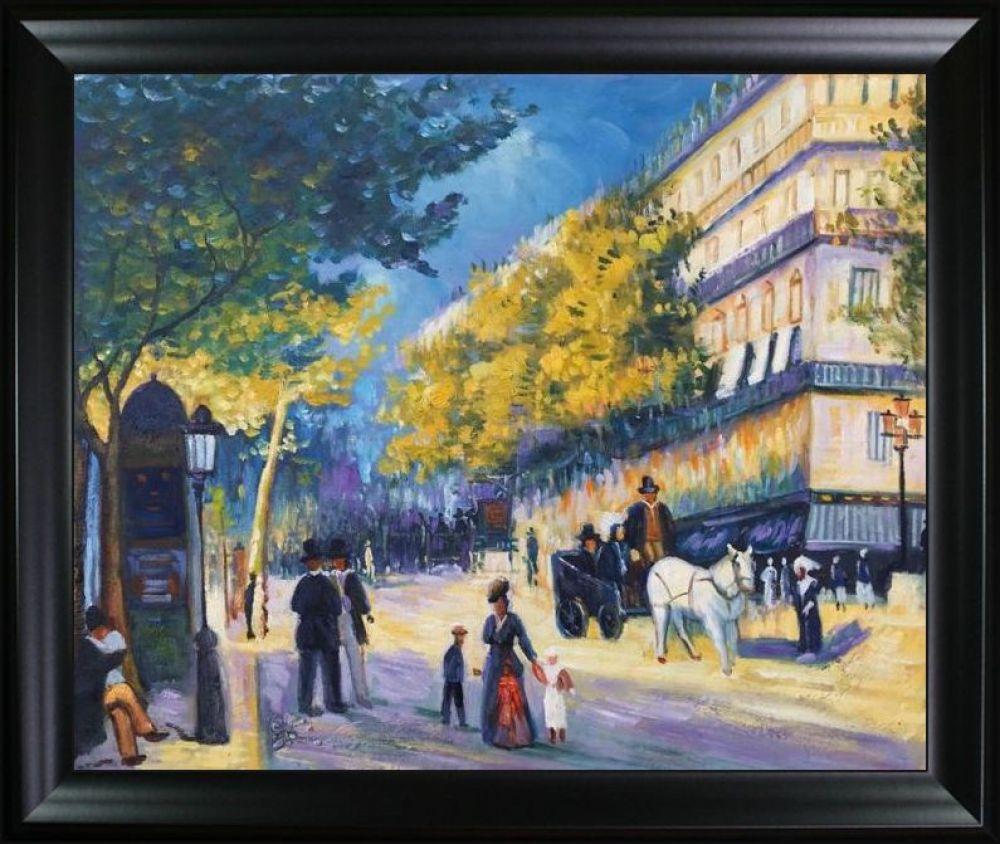 The Great Boulevards, 1875 - Black Matte Frame 20"X24"