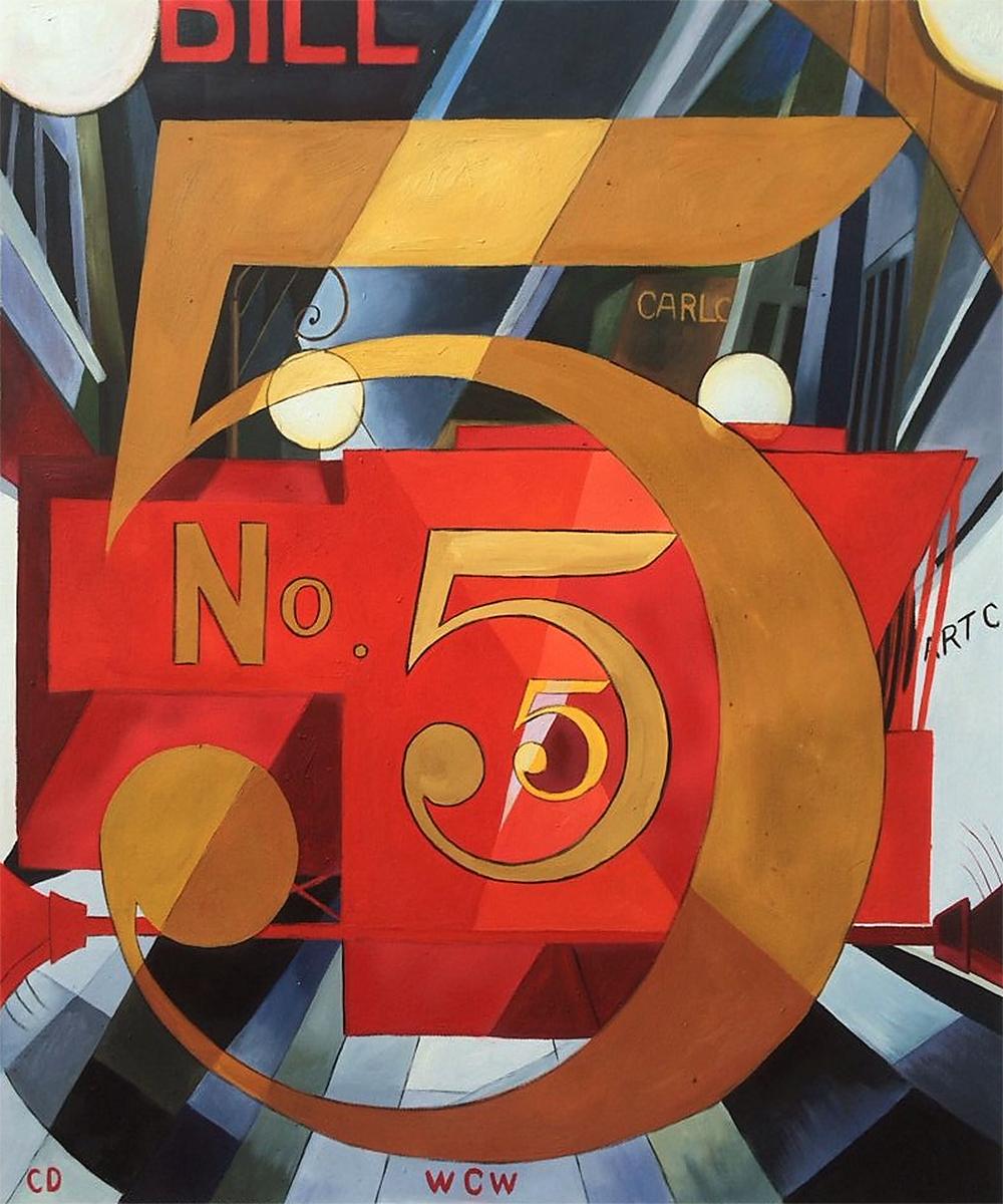 I Saw the Figure 5 in Gold - Demuth