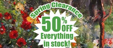 Spring Clearance Sale: Save Extra 50% Off All In Stock Art & Frames!