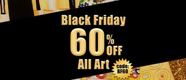 Celebrate Black Friday with 60% Off All Art!