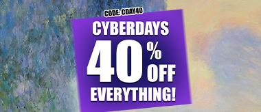 Cyber Days Holiday Sale - Save 40% Off Art & Frames!