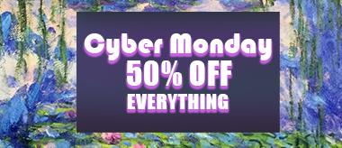 Cyber Monday is Here! Save 50% Off Everything! Our Biggest Deal of the Year!