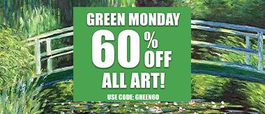 It's Green Monday - Save 60% Off All Art!