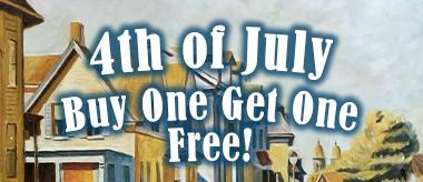 4th of July Buy One Get One Free Celebration!