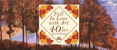 Fall in Love with Art Sale! Save 40% Off Art & Frames!