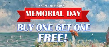 Memorial Day Buy One Get One Free Sale!